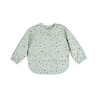 Bavaglio a Maniche Lunghe Impermeabile con Tasca Happy Dots