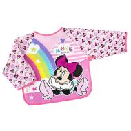 Bavaglino Grembiulino con maniche Minnie