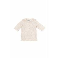 T-Shirt Mare Uv50+ Bambina Flower Cream