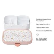 Porta pranzo - Lunch box con divisori Flowers & Butterflies