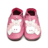 Scarpe in Pelle Primi Passi Unicorn Rose