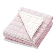 Coperta Lettino Trapuntata Double Face - Stelline