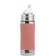 Biberon In Acciaio Con Beccuccio In Silicone - 325ml Rose