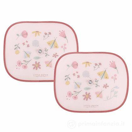 Tendine Parasole per Auto 2pz Flowers & Butterflies 