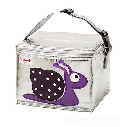 3 Sprouts Porta Pranzo Bento, 3 Scomparti - Gufo Menta Unisex (bambini