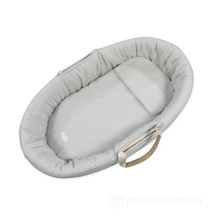 Corredino per culla vimini Little Bloom Vichy Grigio TOG 2,5