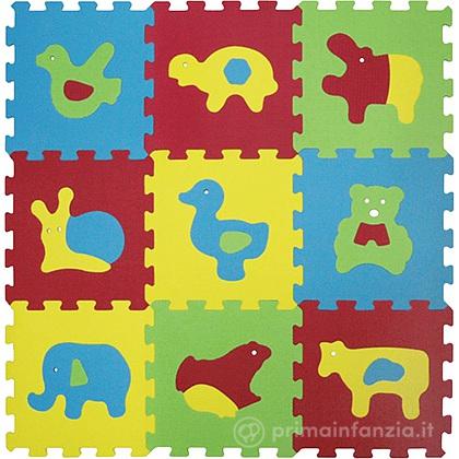 Tappeto Puzzle Animali Basic 9pz
