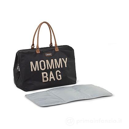 Mommy Bag Borsa Fasciatoio Nero e Oro