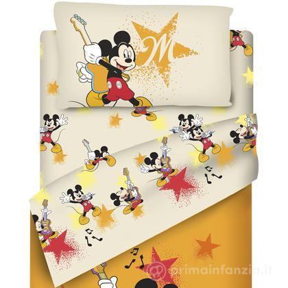 Completo lenzuola Disney Mickey Rocks