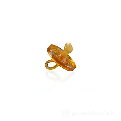 Ciuccio Rotondo Anatomico in Caucciù Naturale 1pz