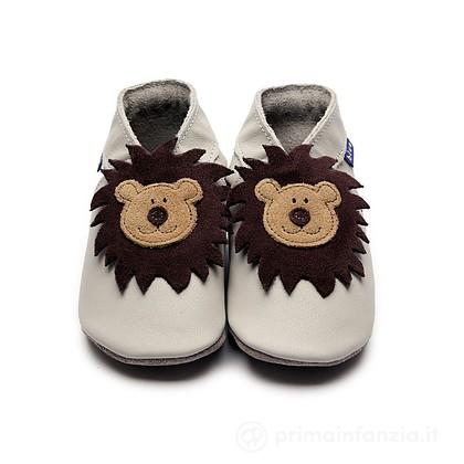 Scarpe in Pelle Primi Passi Leone Cream