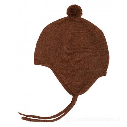 Cappello Cuffia in Alpaca Rust 1-6 mesi
