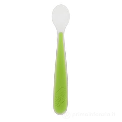 Cucchiaio Morbido in Silicone Verde
