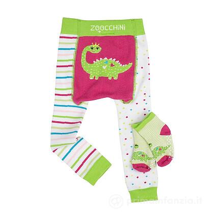 Set Leggings e Calzini Antiscivolo Dai il Dinosauro