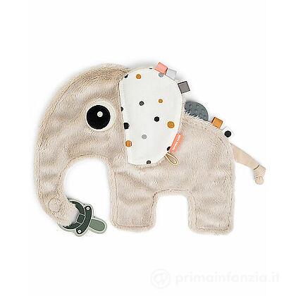 Doudou con Portaciuccio Cozy Friend - Elphee - Sabbia