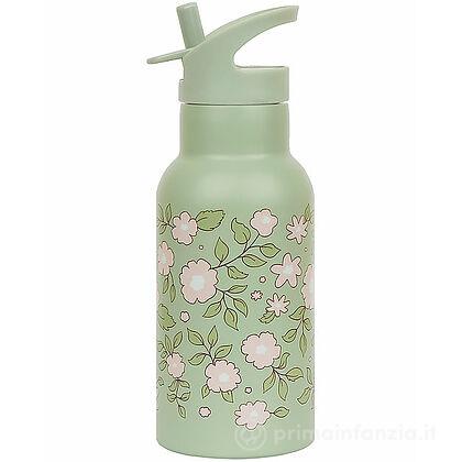 Borraccia Termica Acciaio - 350 ml - Fiori Salvia