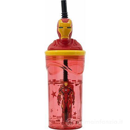 Bicchiere 360 Ml 3d Iron Man (11333)