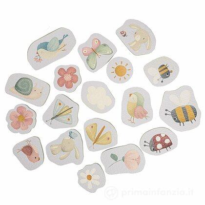 Giochi Bagnetto Sagome in Foam Flowers & Butterflies - Flowers &  Butterflies - Little Dutch