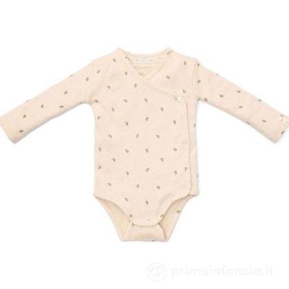 Body Cotone Manche Lunghe - Green Leaves