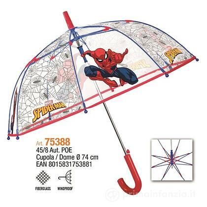Ombrello Automatico Cupola Trasparente Spiderman