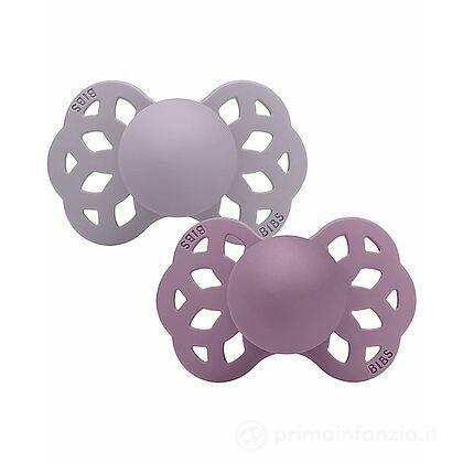 Set di 2 Ciucci Infinity - Tettarella Simmetrica in Silicone 6+ mesi