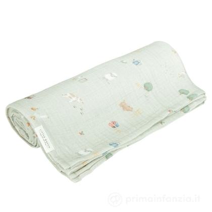 Copertina Swaddle 120 x 120 cm Little Farm