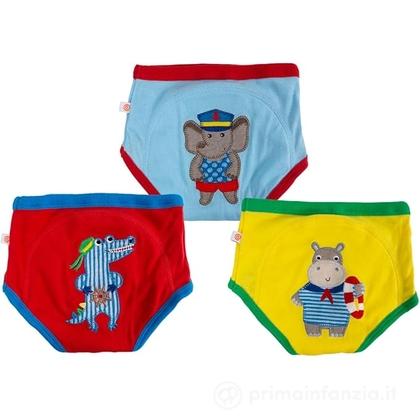 ACMEDE Pantaloncini Copripannolino Bimba Mutandina Allenatrice, Piccola Bambina E Bambino Biancheria Intima In Cotone Lavabile Mutandina Esterna Neonate Mutande Per Neonati, Pacco Da 3