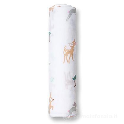 Copertina Swaddle in Mussola di Cotone 120 x 120 cm