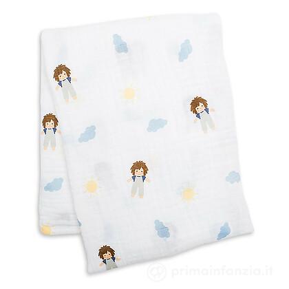 Copertine per Neonati in Cotone Swaddle Arcobaleni e Soli - Lulujo Baby