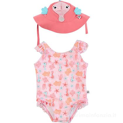 Set Costume Intero+ Cappellino - UPF 50+ - Sally il Cavalluccio Marino