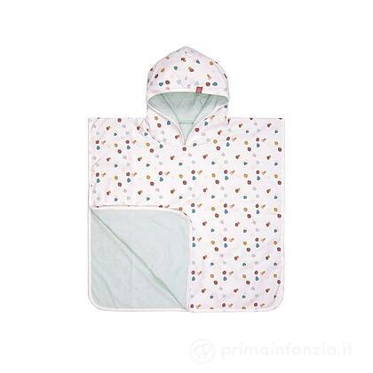 Accappatoio Poncho Spotted White UPF 80