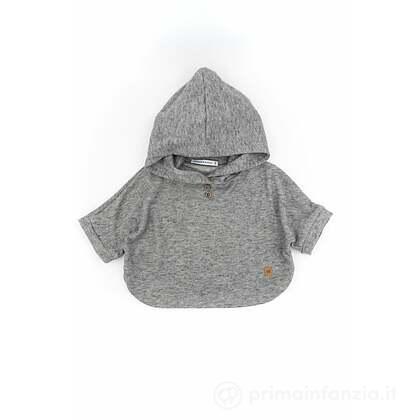 Maglia Poncho Bimba Grigio