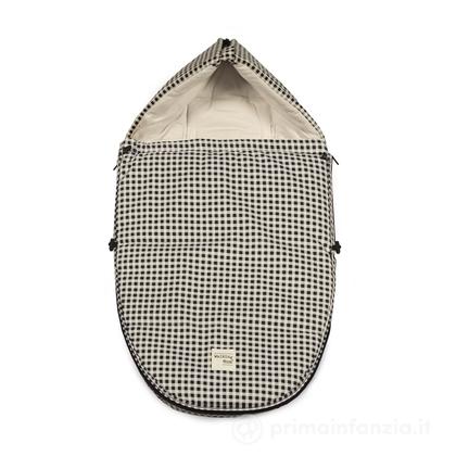 Sacco Ovetto e Navicella Estate - Black I Love Vichy