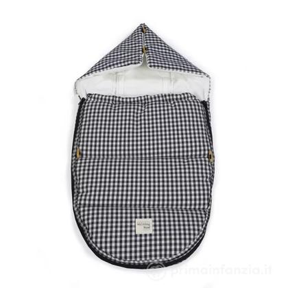 Sacco Ovetto e Navicella Inverno - Black I Love Vichy