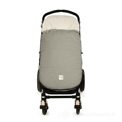 Sacco Passeggino Estate I Love Vichy Nero