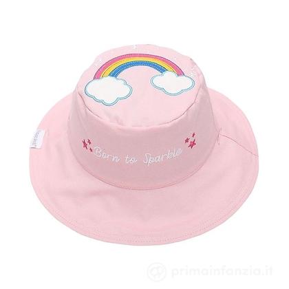 Cappello Estivo Reversibile Anti-UV SPF 50+ Rainbow+Unicorn