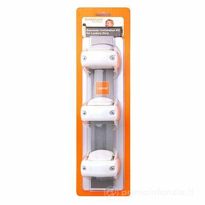 Kit installazione per ringhiera lato barra di aggancio per cancelletti KiddyGuard