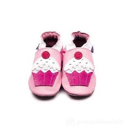 Scarpe in Pelle Primi Passi Cupcake Baby Pink
