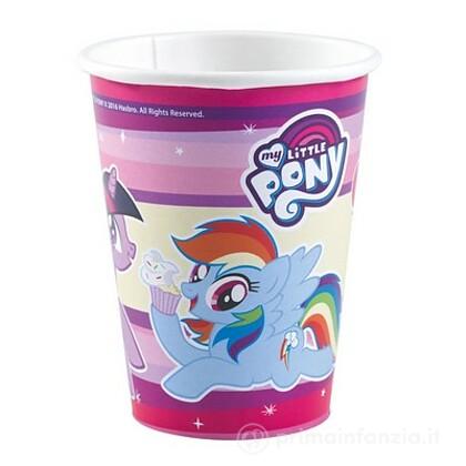 Bicchieri di Carta My Little Pony 8pz 250 ml