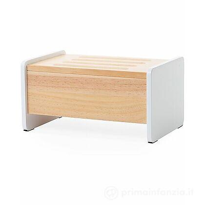 Sgabello e Contenitore 2 in 1  - Legno - 35x23x18 cm