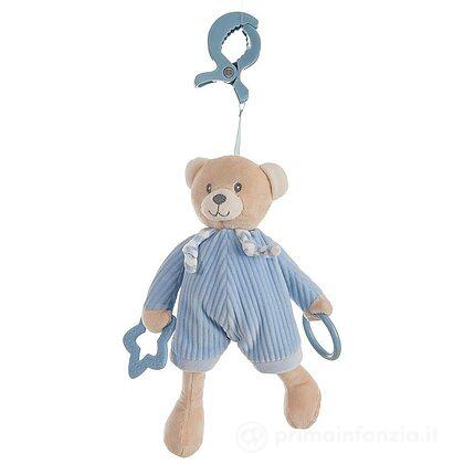 Gioco Passeggino Pinza Orso Blu 26 cm