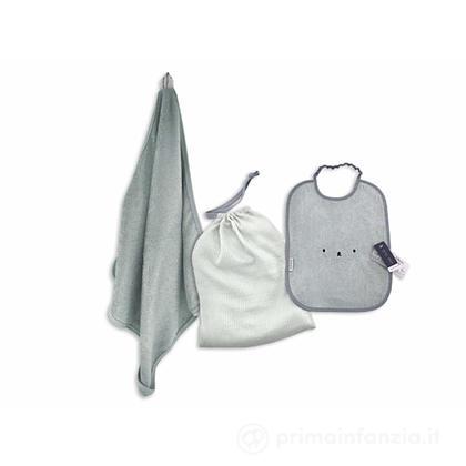 Set Asilo Towel Bambino con bavaglino XL