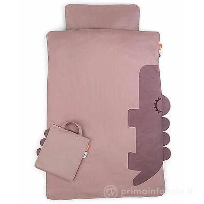 Set Copripiumino e Federa Sleepy Croco 140x100 cm