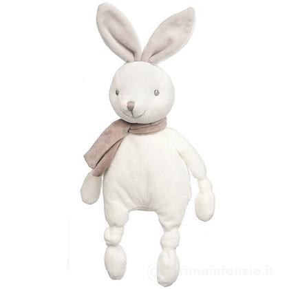 Peluche Coniglio Bianco con Sonaglio 32 cm