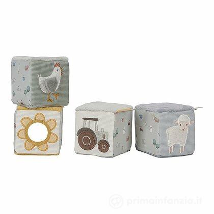 Cubi Morbidi 4 Pz Little Farm