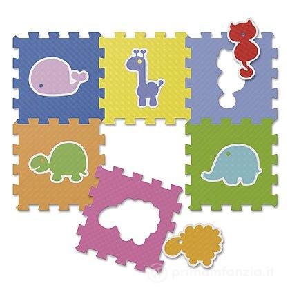 Tappeto Puzzle Animali