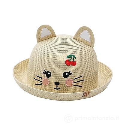 Cappello di Paglia Anti-UV SPF 50+ Gatto