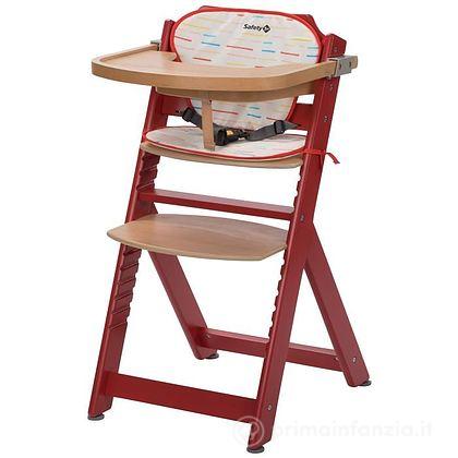 Safetots Set Di 2 Seggioloni Impilabili In Legno Naturale - Per Bambini Da 6 A 36 Mesi, Con Imbracatura A 3 Punti, Salva-spazio