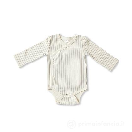 Body a Manica Lunga Kimono in Cotone Biologico