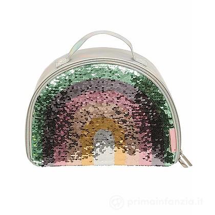 Borsa Pranzo Termica Arcobaleno Glitter